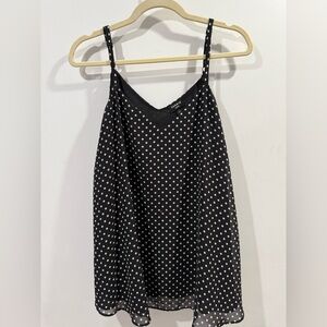Torrid Black and White Polka Dot Camisole